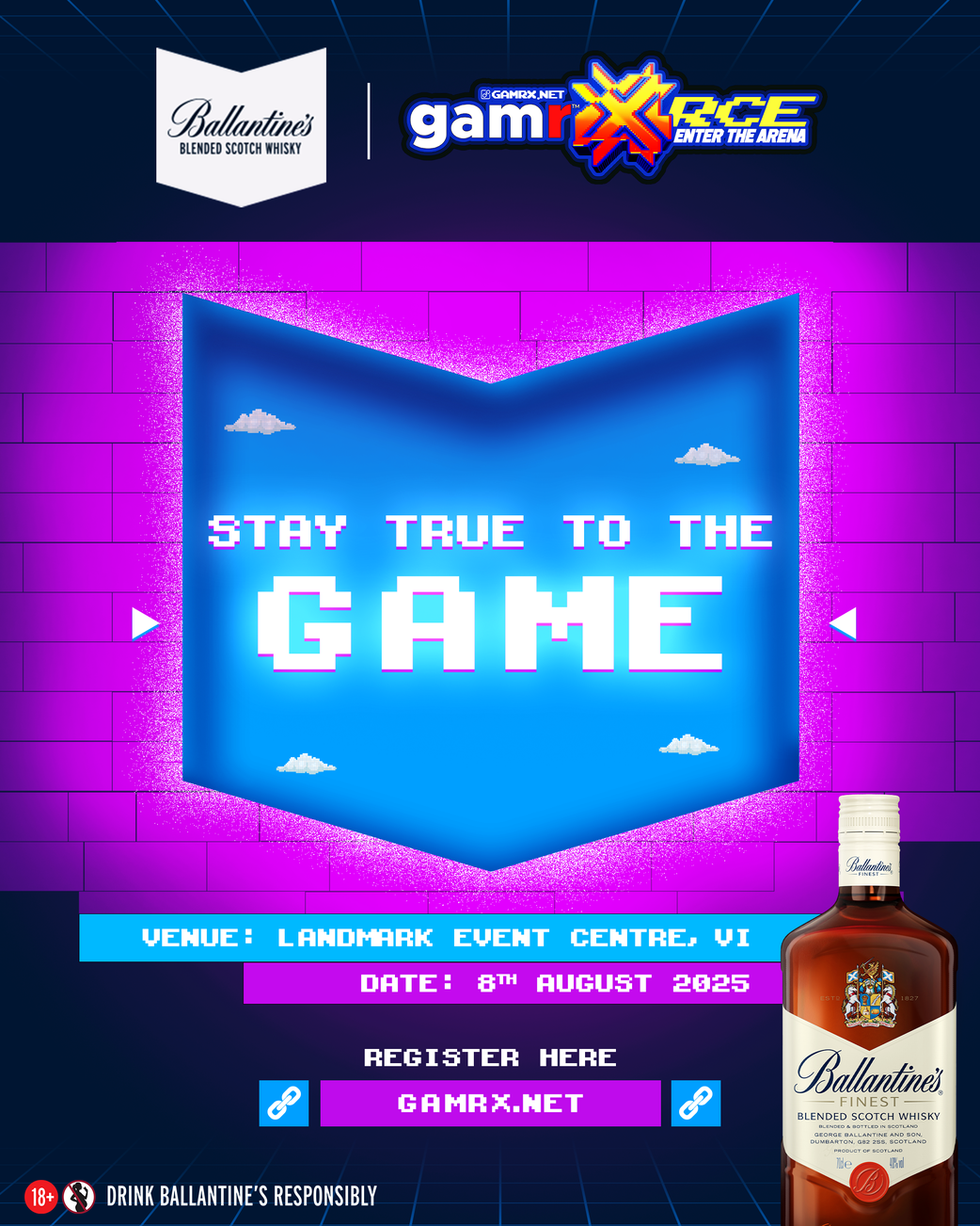 Stay True To The Game: Ballantine’s enters the arena at GamrX 2025