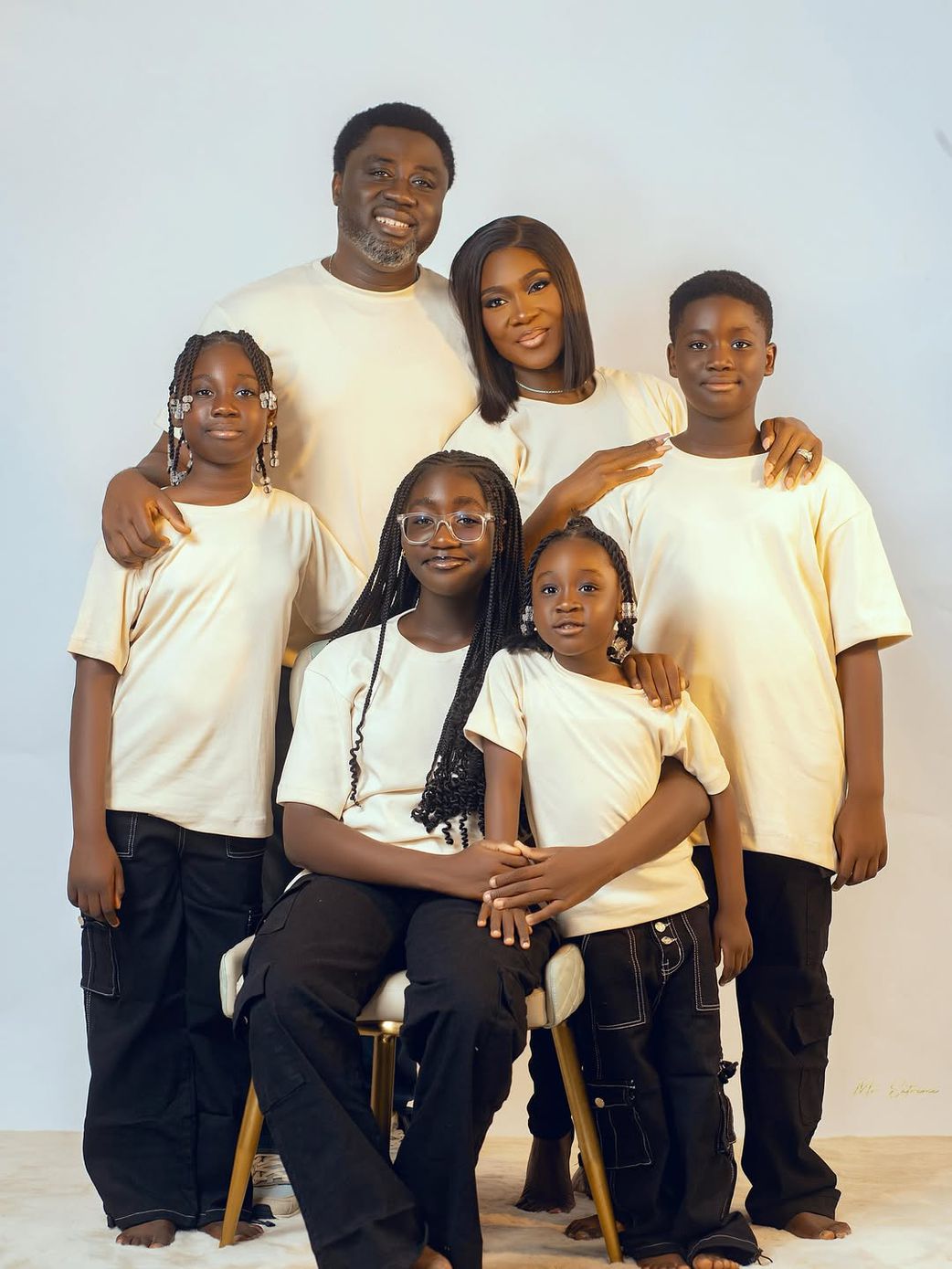 Mercy Johnson-Okojie reflects on family values in new photoshoot with husband and children