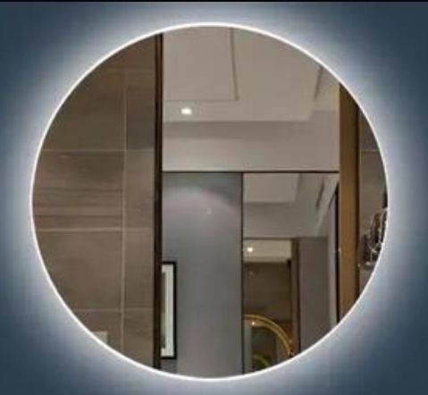 smart round bathroom mirror