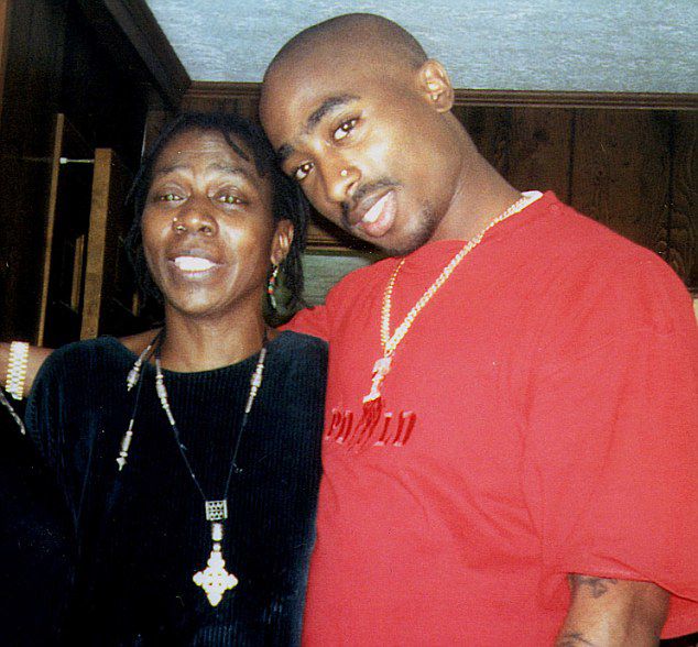 2Pac and his mother Afeni Shakur