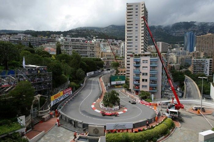 View of the Monaco street circuit during the 2016 Monaco Formula 1 Grand Prix