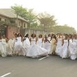 40 brides turn up for a photo session in Owerri