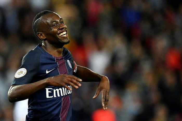 After six years with Paris Saint-Germain, midfielder Blaise Matuidi (pictured in April 2017) has completed his move to Juventus, with whom he has signed a three-year deal worth at least 20 million euros ($23.5 million, £18.2 million