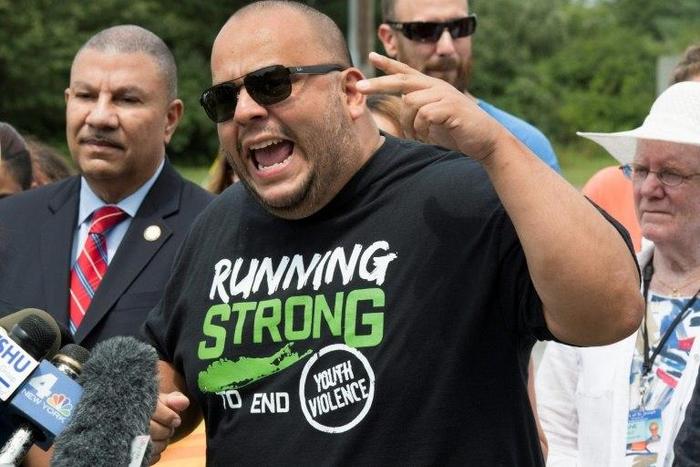 Sergio Argueta, who works with troubled Latino youths, says President Donald Trump's planned visit to a gang-ridden town is about fear and politics -- not trying to solve the problem of gang violence