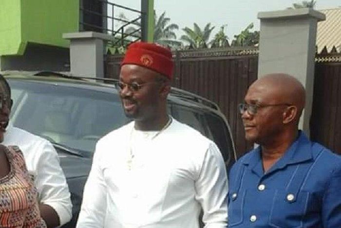 Aloy Ikegwuonu Bishop at a function