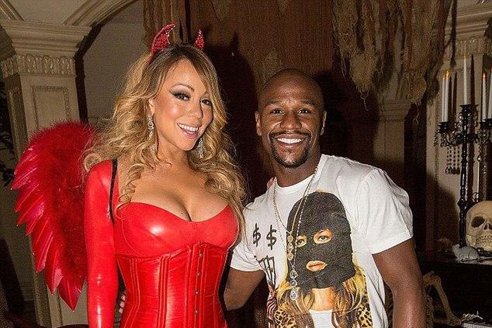 Floyd Mayweather and Mariah Carey