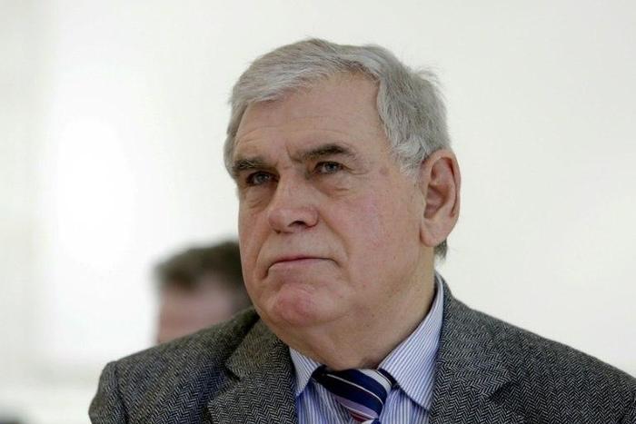 Prominent lawyer and once one of the strongest opponents to late Serbian strongman Slobodan Milosevic, Azem Vllasi, pictured in 2014, has been shot outside his home