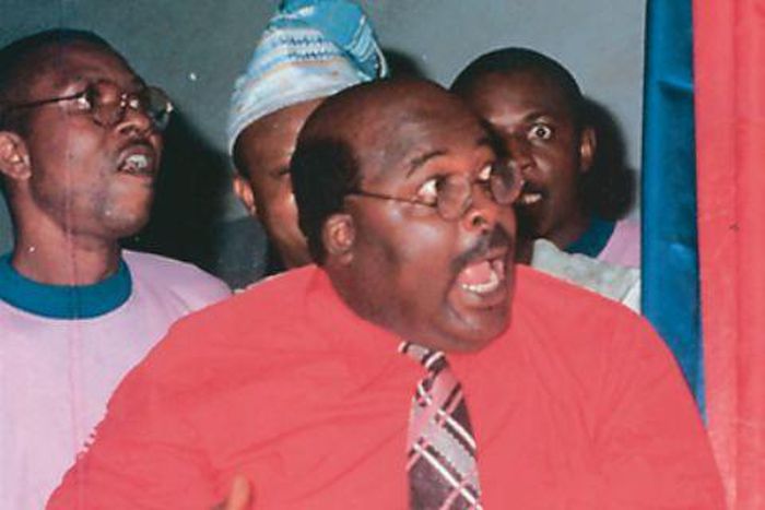 Papa Ajasco in his signature outfit.