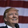 Republican presidential nominee Donald Trump speaks during a rally at the Delaware County Fair in Delaware, Ohio, on October 20, 2016
