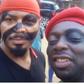 Ramsey Nouah and Segun Arinze on set of Imoh Umoren's new TV series