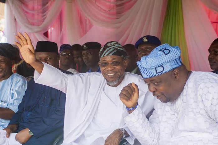 Governor Aregbesola at the commissioning of project