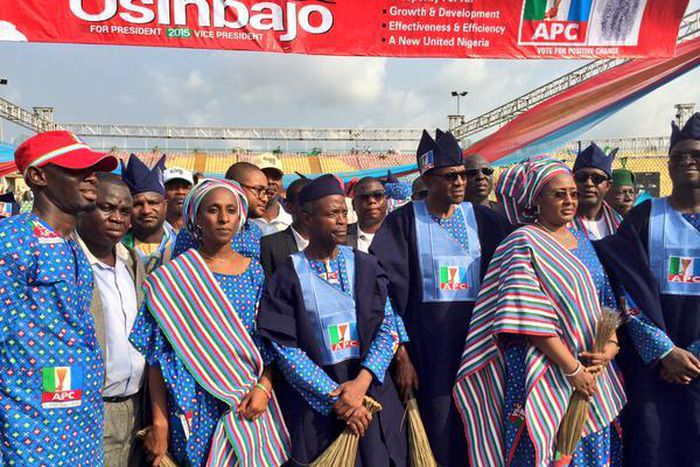 APC Presidential candidate, Muhammadu Buhari campaigns in Lagos
