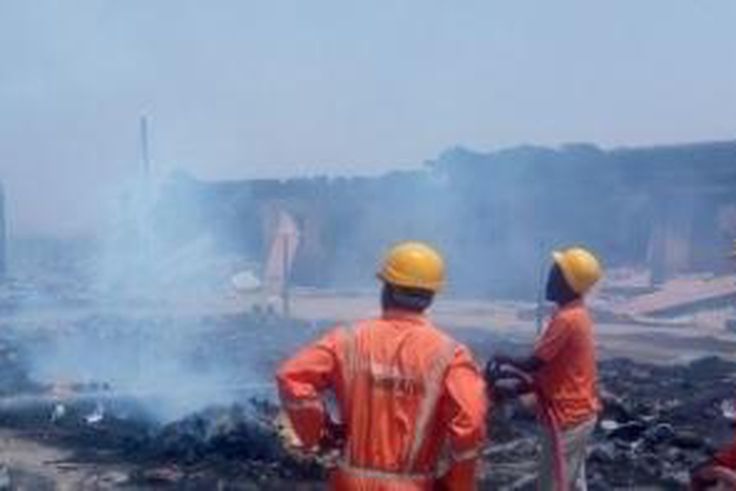 Fire outbreak at IDP camp in Borno state