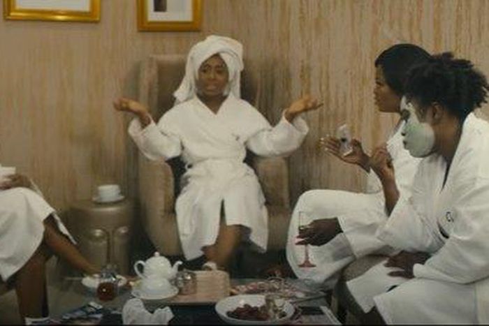 Dakore Akande and her co-stars in a scene in the movie, "Isoken".