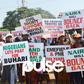 500 Protesters declare for Buhari, Emefiele, others [PHOTOS]
