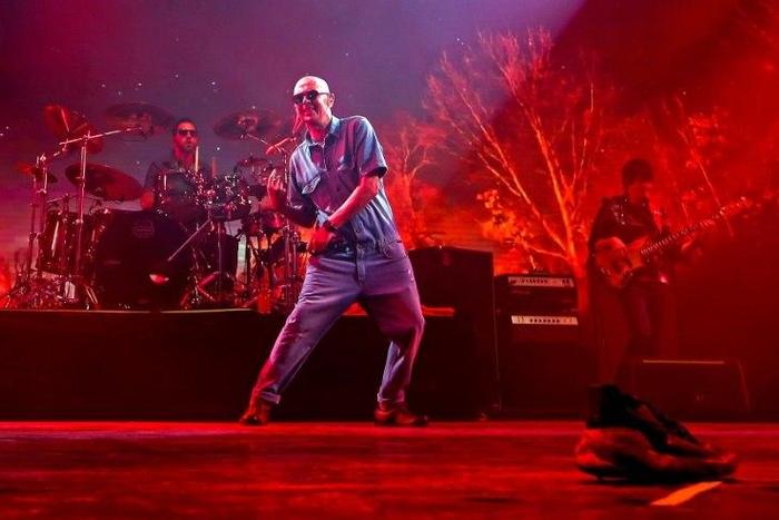 Argentine musician and song-writer Carlos Alberto Solari - better known for his nickname Indio - performs in La Colmena, Olavarria, Buenos Aires province