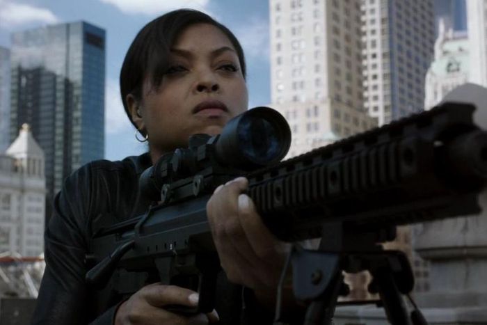 Taraji P Henson as an assassin in "Proud Mary"