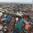 A view of multi-story buildings in Lagos, Nigeria's commercial capital.