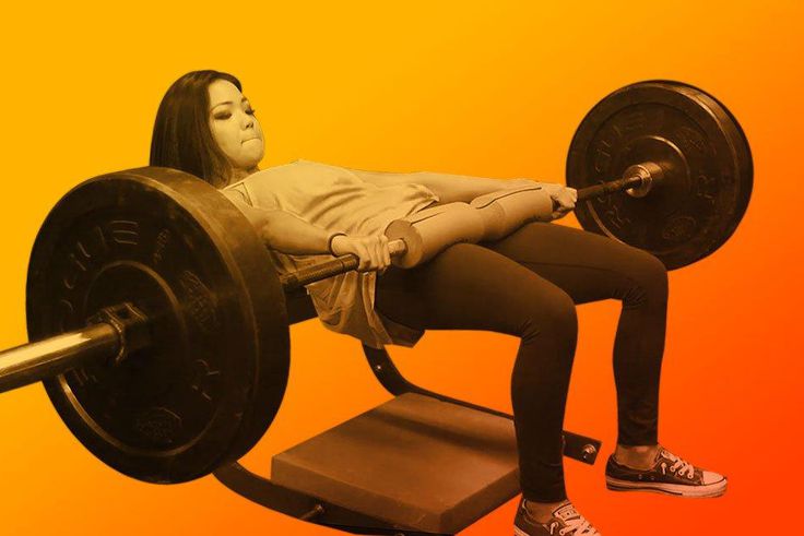 barbell hip thrust