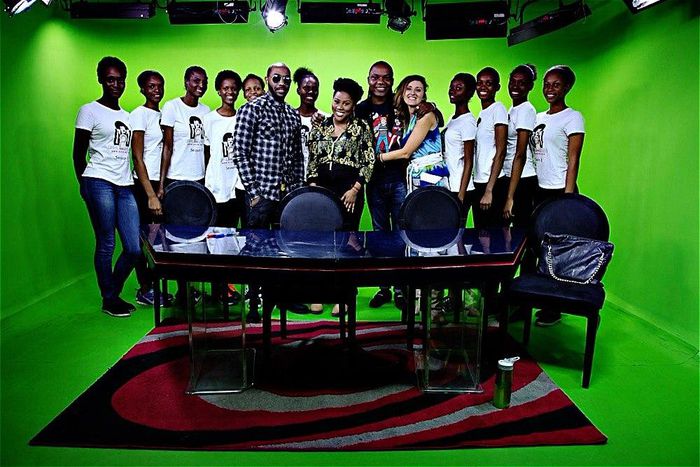 Contestants visit Wazobia MAX/ Wazobia TV for mock-casting