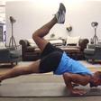 single leg scorpion pushup