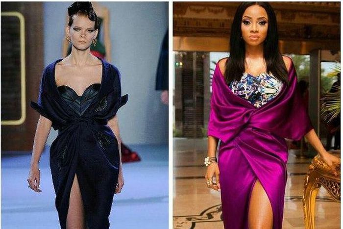 A piece from Ulyana Sergenko (L) feature glaring similarities with Muse Factory's piece (R)