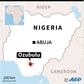 Map of Nigeria locating an armed attack on a church in Ozubulu