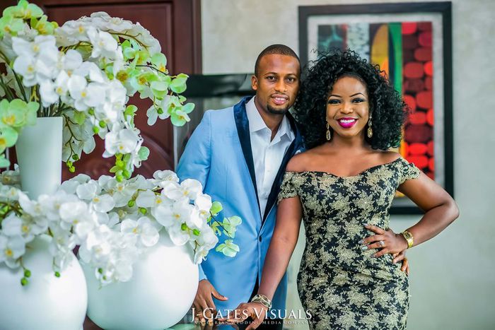 Tunde and Funmi share classy photos ahead of their wedding ceremony on January 21, 2017