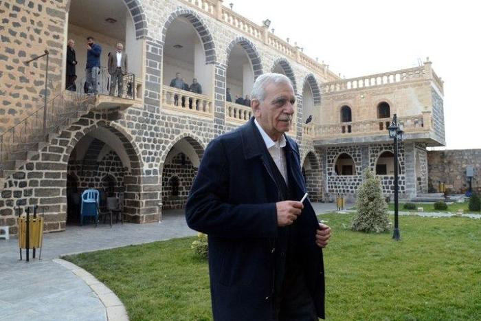 Former Pro-Kurdish Mayor Ahmet Turkis pictured on February 5, 2017 in Mardin