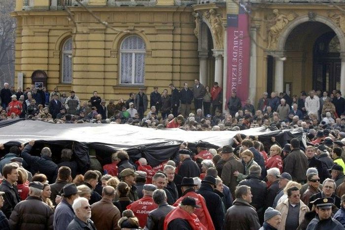 Protesters have in recent years gathered in support of stripping the name of late Yugoslav communist leader Josip Broz Tito from a prominent square in Croatia's capital