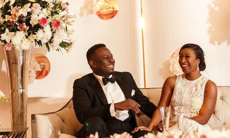 Simi and Dr Sid all smiles when they tied the knot in 2014