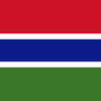 The Gambian flag
