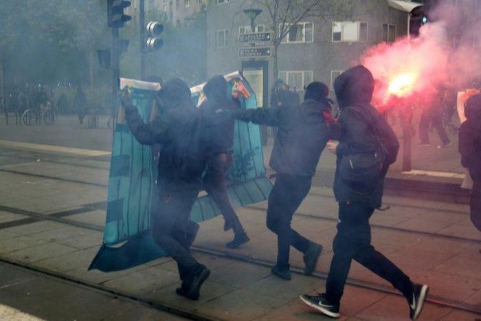 Members of the Black Bloc anarchist group have been disrupting major international meetings across Europe for three decades