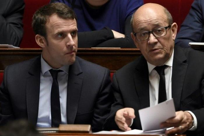 Emmanuel Macron has won the valuable support of French Defense Minister Jean-Yves Le Drian