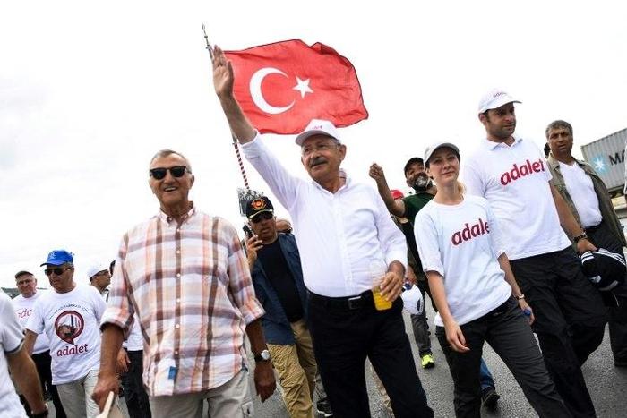 The alleged attack would have hit the final stages of an opposition "justice march" between Ankara to Istanbul to protest at the legal system under Turkey's President Recep Tayyip Erdogan