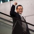 Benny Tai (L) is co-founder of Occupy Central, one of the groups behind the 2014 Umbrella Movement rallies