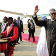 Ailing Nigerian President Mohammadu Buhari on his return back to the country in Abuja, on August 19, 2017