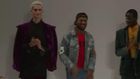 Adewale Oke-Lawal of Orange Culture takes a bow at Fashion Scout London at London Fashion Week