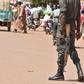 A policeman patrols in the centre of Ouahigouya, eastern Burkina Faso, on October 29, 2018