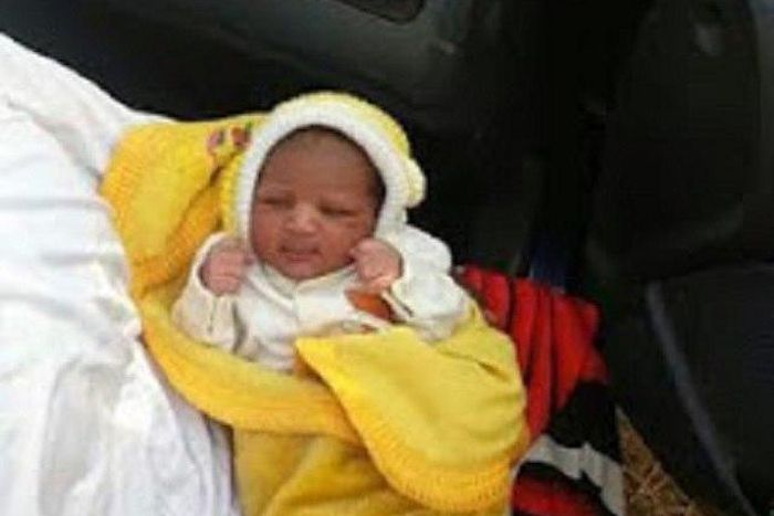 This beautiful baby was abandoned by its mother