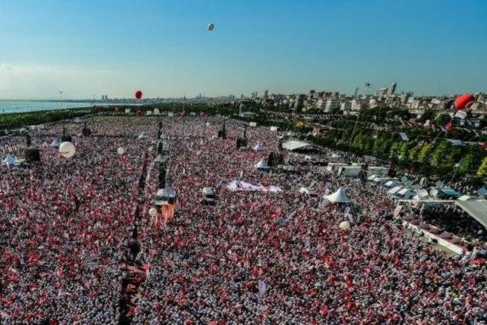 The rally is by far the biggest by the opposition seen in Istanbul since the mass May-June 2013 demonstrations against Erdogan's rule