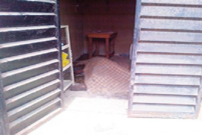 The shop where the woman was raped to death