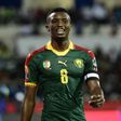 Cameroon's forward Benjamin Moukandjo reacts during their 2017 Africa Cup of Nations match against Senegal