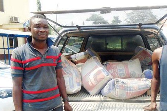 The suspects, Abiola Hamzat and Adebayo Kazeem