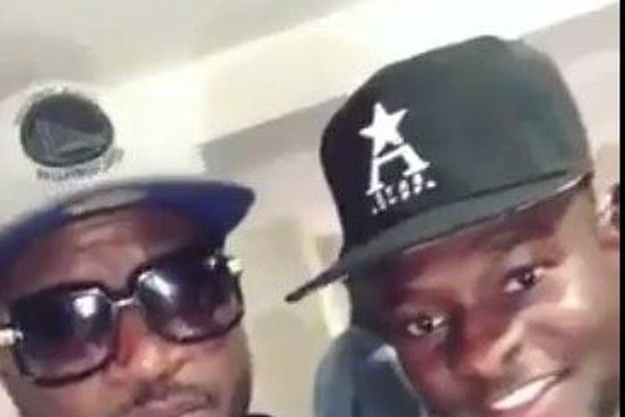 Victor Moses and Peter Okoye