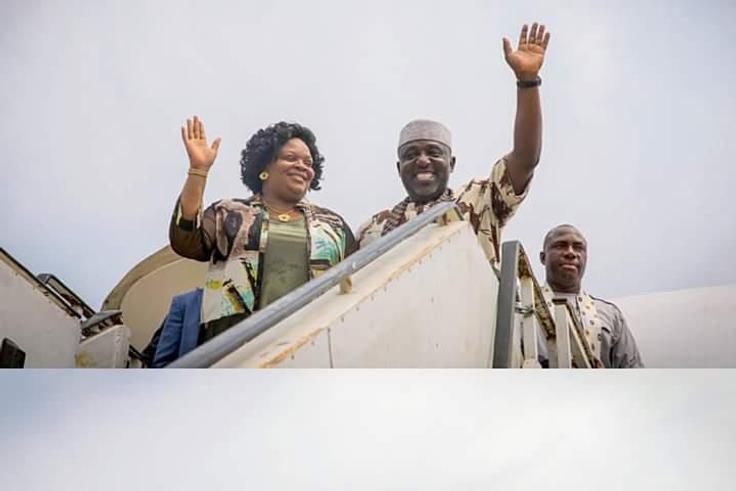 Imo State Governor, Rochas Okorocha launches Imo Air on January 24, 2017.