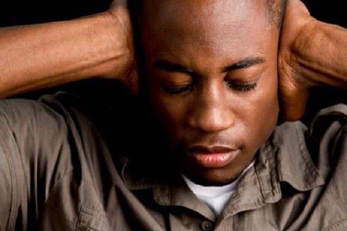 This is a very depressed man (Illustration)