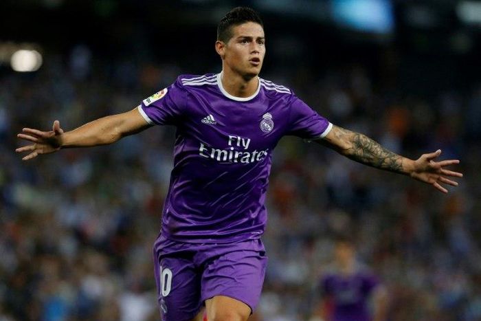 Real Madrid's Colombian midfielder James Rodriguez is going to German side Bayern Munich on a two-year loan