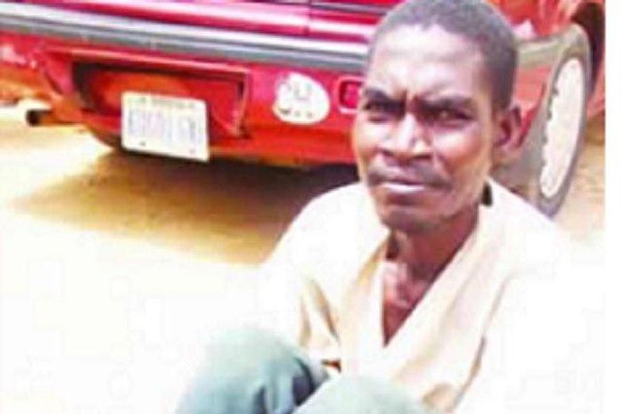 Sex-starved Babangida Garuba was caught having an affair with a goat