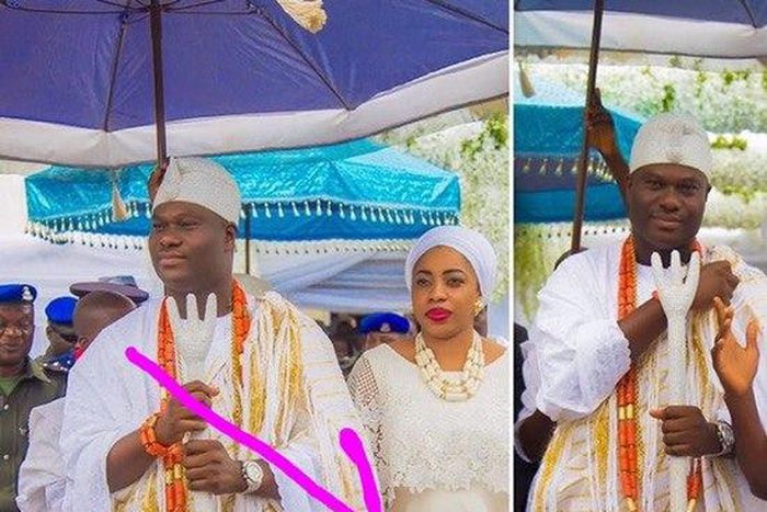 The Ooni of Ife and his wife